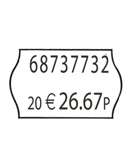 Ετικέτες λευκές 26x16mm (1000τεμ./ρολλό)
