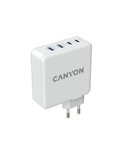 Canyon Power adapter H-100 GaN PD 100W QC 3.0 30W White - CND-CHA100W01
