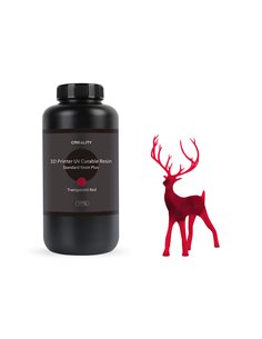 Creality Standard Resin Transparent Red  1 Kg - Plastic Bottle - 3302020088