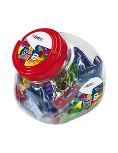 Emtec USB2.0 C410 8GB Candy Jar 80 τμχ - ECMMD8GC410JAR80