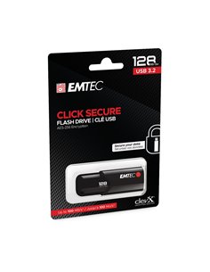 Emtec USB3.2 Click Secure B120 128GB