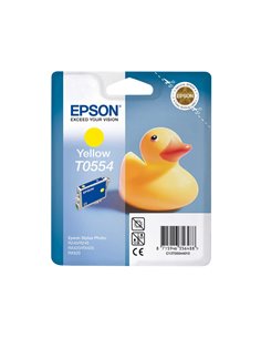 Ink Epson T0554 C13T05544020 Intellidge Yellow - 8ml - 290Pgs with security tags
