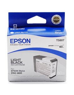 Ink Epson T5807 C13T580700 Light Black - 80ml