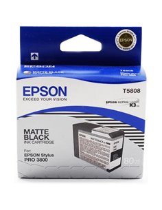 Ink Epson T5808 C13T580800 Matte Black - 80ml