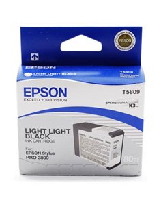 Ink Epson T5809 C13T580900 Light Light Black - 80ml
