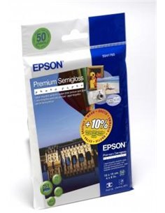 Premium Semigloss Photo Paper, 10x15cm (50 sheets).