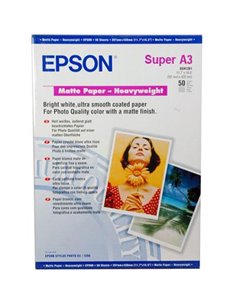 Heavyweight Paper Epson Matt A3+ 50Shts 167g