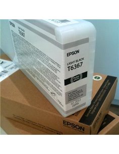 Ink Epson T6367 C13T636700 Light Black with pigment - 700ml
