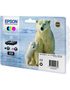 Ink Epson T261640 Multipack 4 Ink Polar Bear