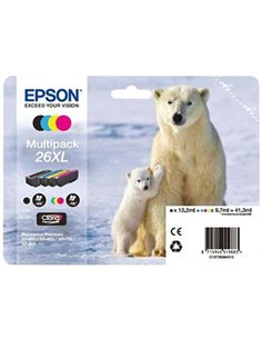 Ink Epson T263640 XL Multipack 4 Ink Polar Bear