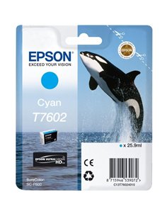 Ink Epson T7602 C13T76024010 Ultrachrome HD Cyan - 26ml