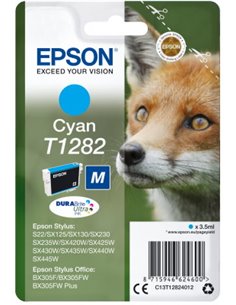 Ink Epson T12824011 Cyan with pigment ink new series Fox-Size M