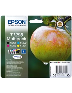 Ink Epson T12954010 MultiPack - 4Cartridges with pigment ink new series Apple -Size L