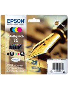Ink Epson T162640 Multipack 4Colors (Black - Cyan - Magenta - Yellow)