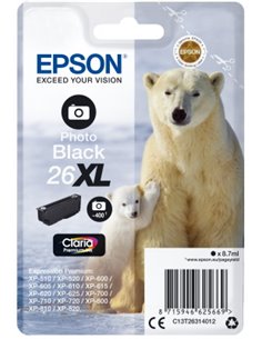 Ink Epson T263140 XL Photo Black with pigment ink