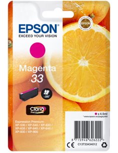 Ink Epson 33 C13T33434012  Claria Premium  Magenta - 4.5ml
