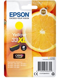Ink Epson 33XL C13T33644012 Claria Premium  Yellow 8.9ml