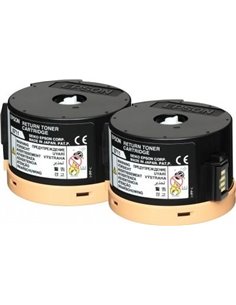 Toner Laser Epson C13S050711 Black 2x2.5k pgs