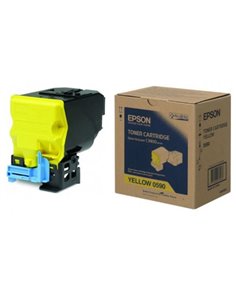 Toner Laser Epson C13S050590 Yellow - 6K Pgs