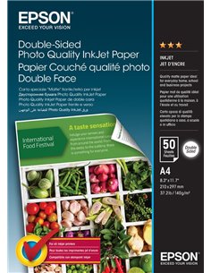 Double Sided Photo Paper Epson A4 50Shts 140g