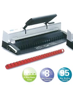 Dsb μηχανή βιβλιοδεσίας Α4 πλαστικού σπιράλ Cb-60