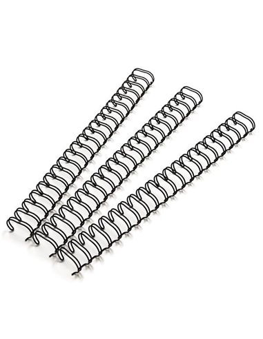 Μεταλλικό σπιράλ βιβλιοδεσίας 30εκ. μαύρο 9/16", 3:1, 14,3χιλ.