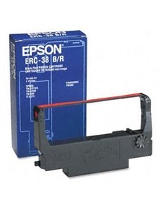 Ribbon Epson C43S015376 ERC-38 Black,Red