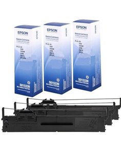 Ribbon Epson C13S015339 Black 3pcs