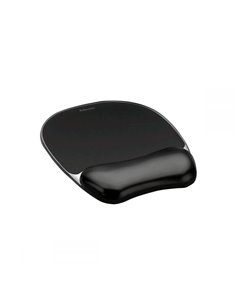 Fellowes Mousepad με Υποστήριγμα Καρπού CRYSTAL BLACK