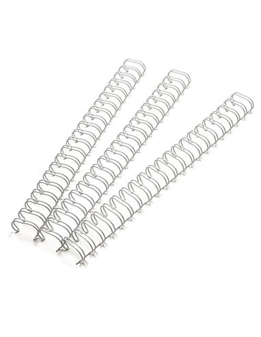 Μεταλλικό σπιράλ βιβλιοδεσίας 30εκ. λευκό 1", 2:1, 25,4χιλ.