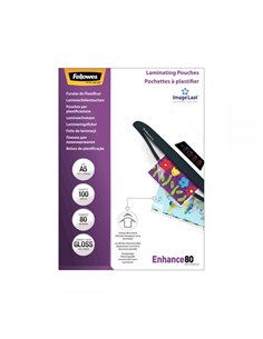 Fellowes Δίφυλλα Πλαστικοποίησης 154x126 A5 80 mic. 100 τεμ - 5306002