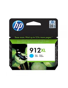 HP 912XL High Yield Cyan Ink Cartridge ( 3YL81AE )