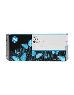 HP 738 300-ml Black DesignJet Ink Cartridge