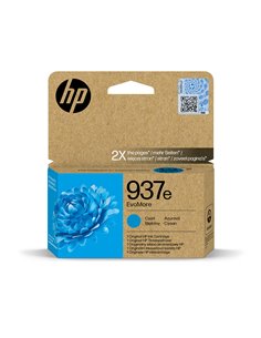 HP 937e EvoMore Cyan Original Ink Cartridge
