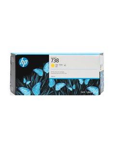 HP 738 300-ml Yellow DesignJet Ink Cartridge