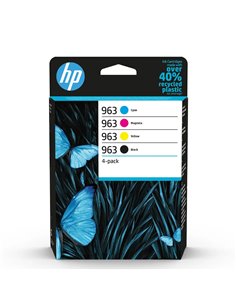 HP 963 CMYK Original Ink Cartridge 4-Pack