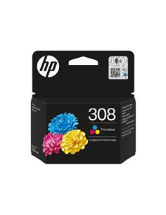 HP 308 Tri-color Original Ink Cartridge