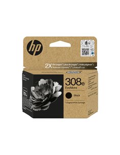 HP 308e EvoMore Black Original Ink Cartridge