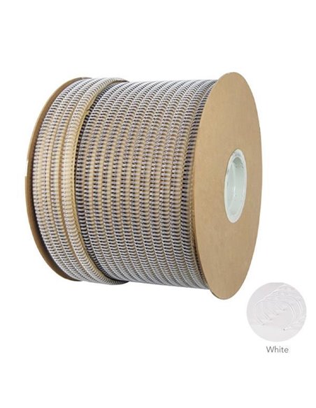 Μεταλλικό σπιράλ βιβλιοδεσίας πομπίνα λευκό 5/8" 2:1