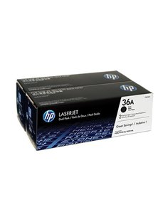 Toner Laser 36A HP LJ P1505 Black Dual Pack
