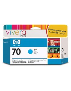 Ink HP No 70 Cyan Crtr with Vivera Ink - 130ml