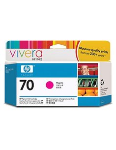 Ink HP No 70 Magenta Crtr with Vivera Ink - 130ml