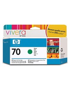 Ink HP No 70 Green Crtr with Vivera Ink - 130ml