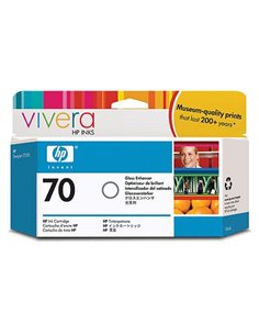 Ink HP No 70 Gloss Enhancer Crtr with Vivera Ink - 130ml