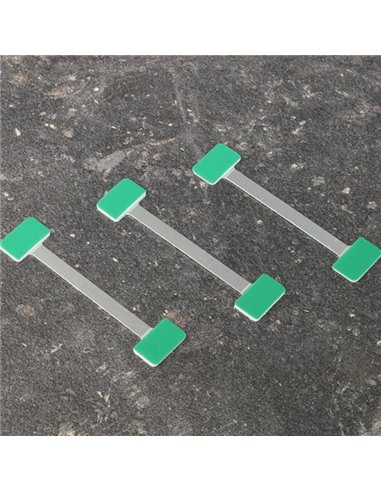 Wobbler αλουμινίου-σύστημα προβολής τιμών-προσφόρων μήκος 7,5εκ. πακ. 100τεμ.