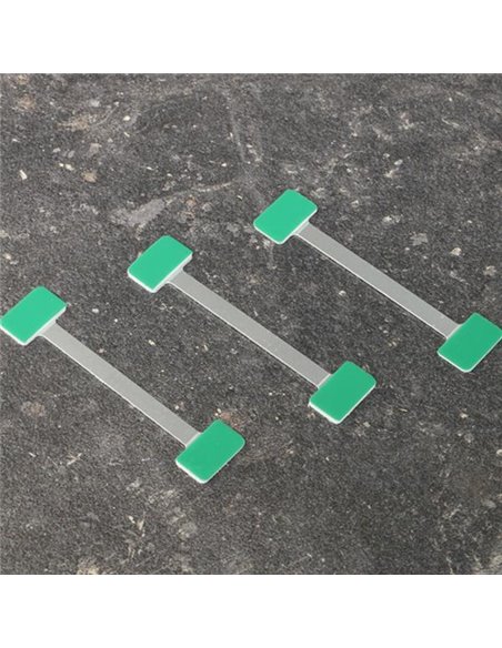 Wobbler αλουμινίου-σύστημα προβολής τιμών-προσφόρων μήκος 7,5εκ. πακ. 100τεμ.