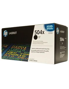 Toner Laser HP LJ Color CP3525 Hi Capacity Black with ColorSphere 10.5K Pgs