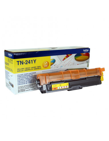 Toner Laser Brother TN-241Y Yellow - 1,4K Pgs