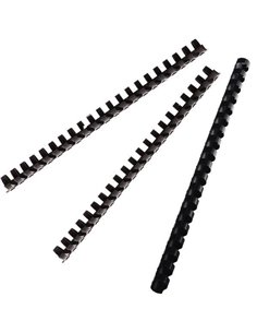 Πλαστικό σπιράλ βιβλιοδεσίας στρογ. μαύρο 16χιλ.