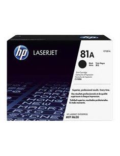 Toner Laser HP 81A LJ MFP M630 Black 10,5K